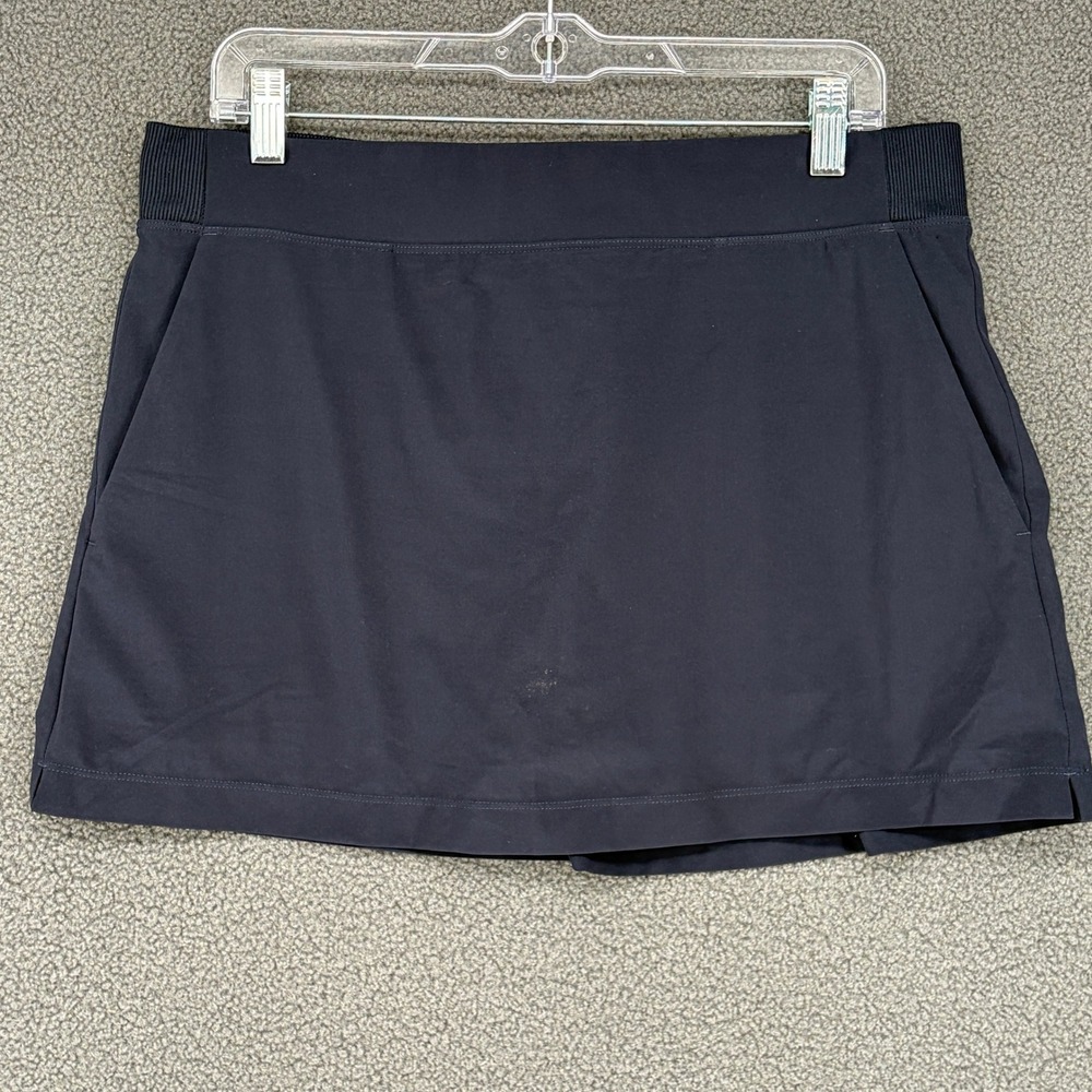 Athleta Soho Skort Navy Blue Athletic Golf Tennis Skirt Women Size 12